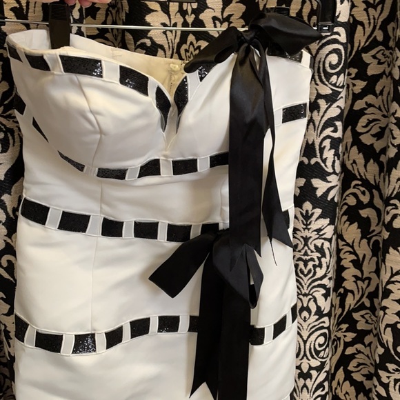 TERANI COUTURE custom made dress. Worn once. - Picture 3 of 6